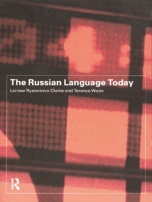 cover image of The Russian Language Today